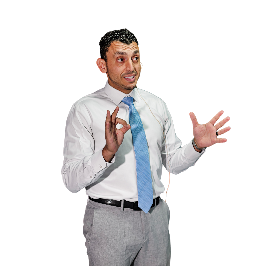 Ibrahim Awad speaking