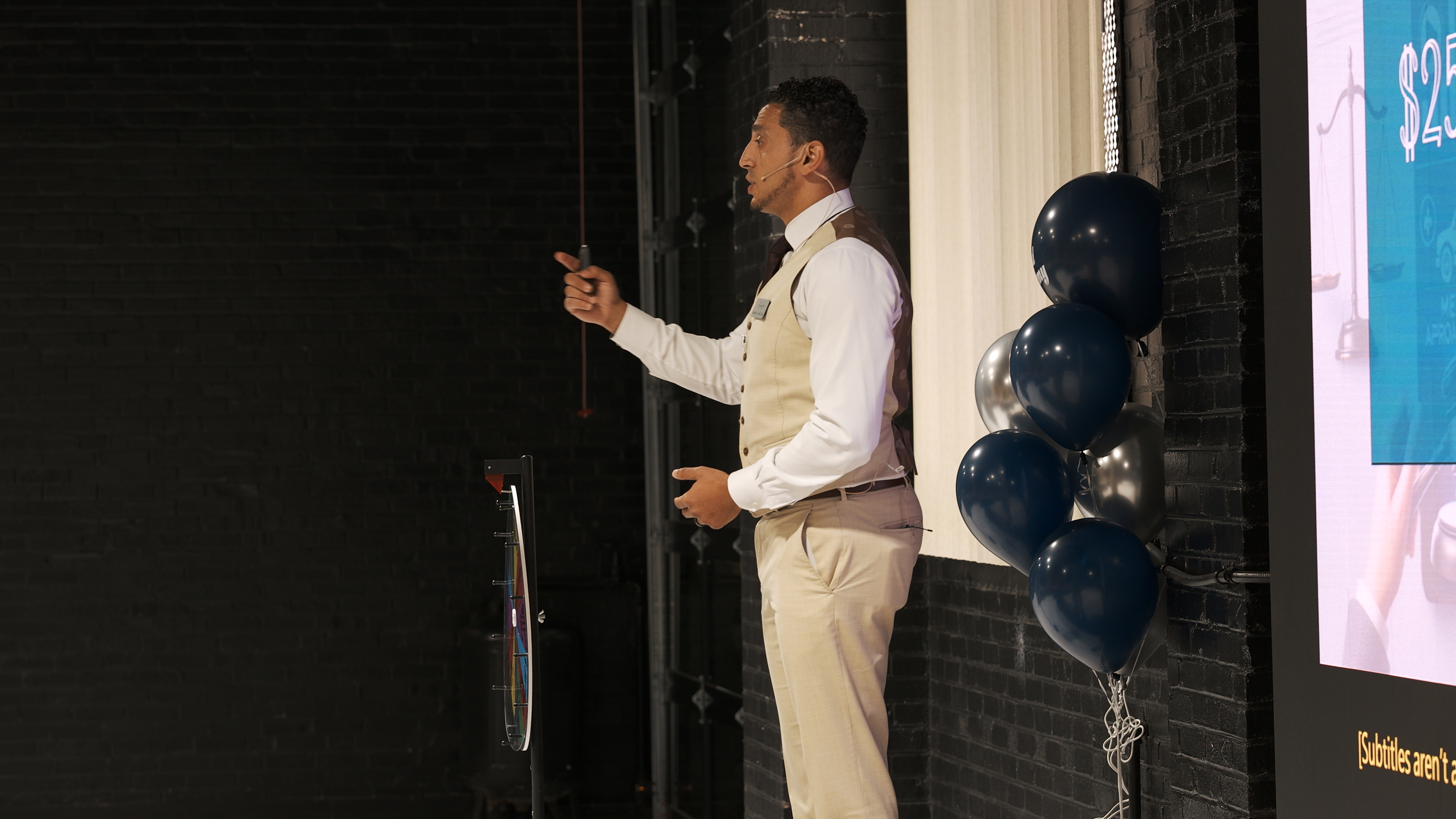 Ibrahim Awad teaching at Awad Academy